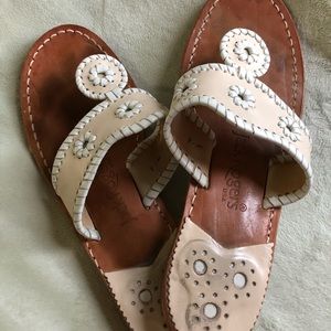 Jack Rogers whipstitched sandals